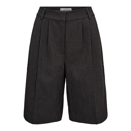 Meleret grå Haute L'Amitié Amy Bermuda Shorts til kvinder hos MAAK Shop - Grey Melangé model HL10766